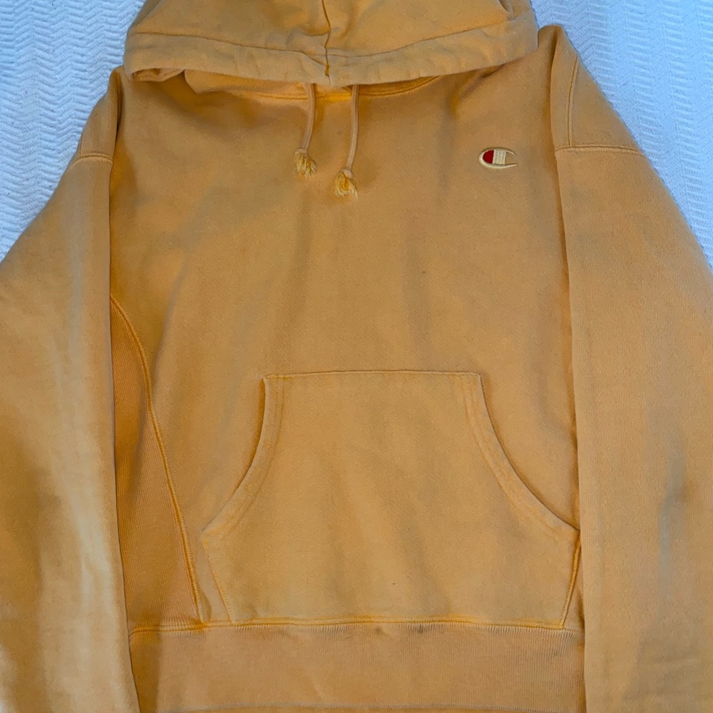 bright mango champion hoodie